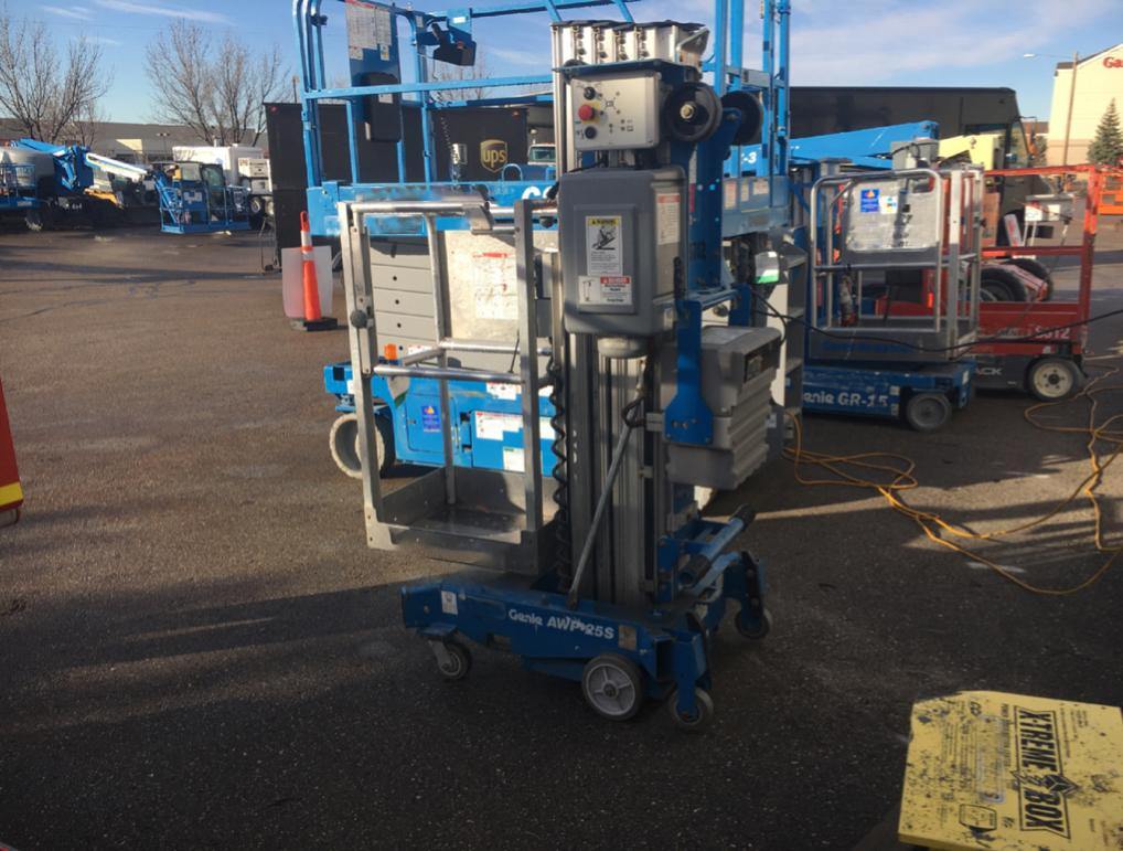 2012 GENIE AWP-25SDC PERSONAL SCISSOR LIFT 25' REACH ELECTRIC STOCK ...