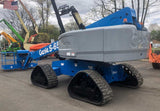 2015 GENIE S65 TRAX TELESCOPIC STRAIGHT BOOM LIFT AERIAL LIFT WITH JIB ARM 65' REACH DIESEL 4WD 3451 HOURS STOCK # BF9879549-NLEQ - United Lift Equipment LLC