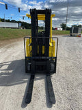 2017 HYSTER J40XNT 4000 LB 36 VOLT ELECTRIC FORKLIFT TREADED CUSHION TIRES 82/187" 3 STAGE MAST SIDE SHIFTER 1261 HOURS STOCK # BF9165179-INB - United Lift Equipment LLC