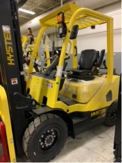 BRAND NEW 2023 HYSTER H50UT 5000 LB LP GAS FORKLIFT PNEUMATIC 85/189 3  STAGE MAST SIDE SHIFTER STOCK # BF9387859-BUF