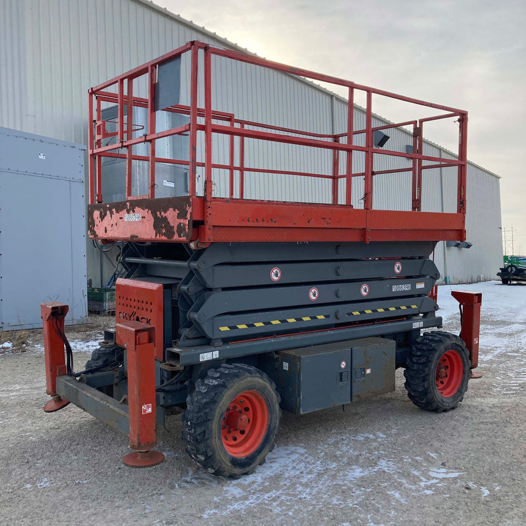 2007 SKYJACK SJ7135 SCISSOR LIFT 35' REACH DUAL FUEL PNEUMATIC TIRES ...